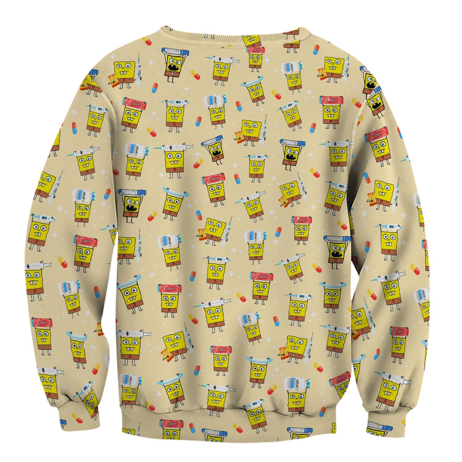 Funny Cartoon Character Shirt - All Over Print Graphic Tee for Women - Gift for RN LPN Healthcare Workers