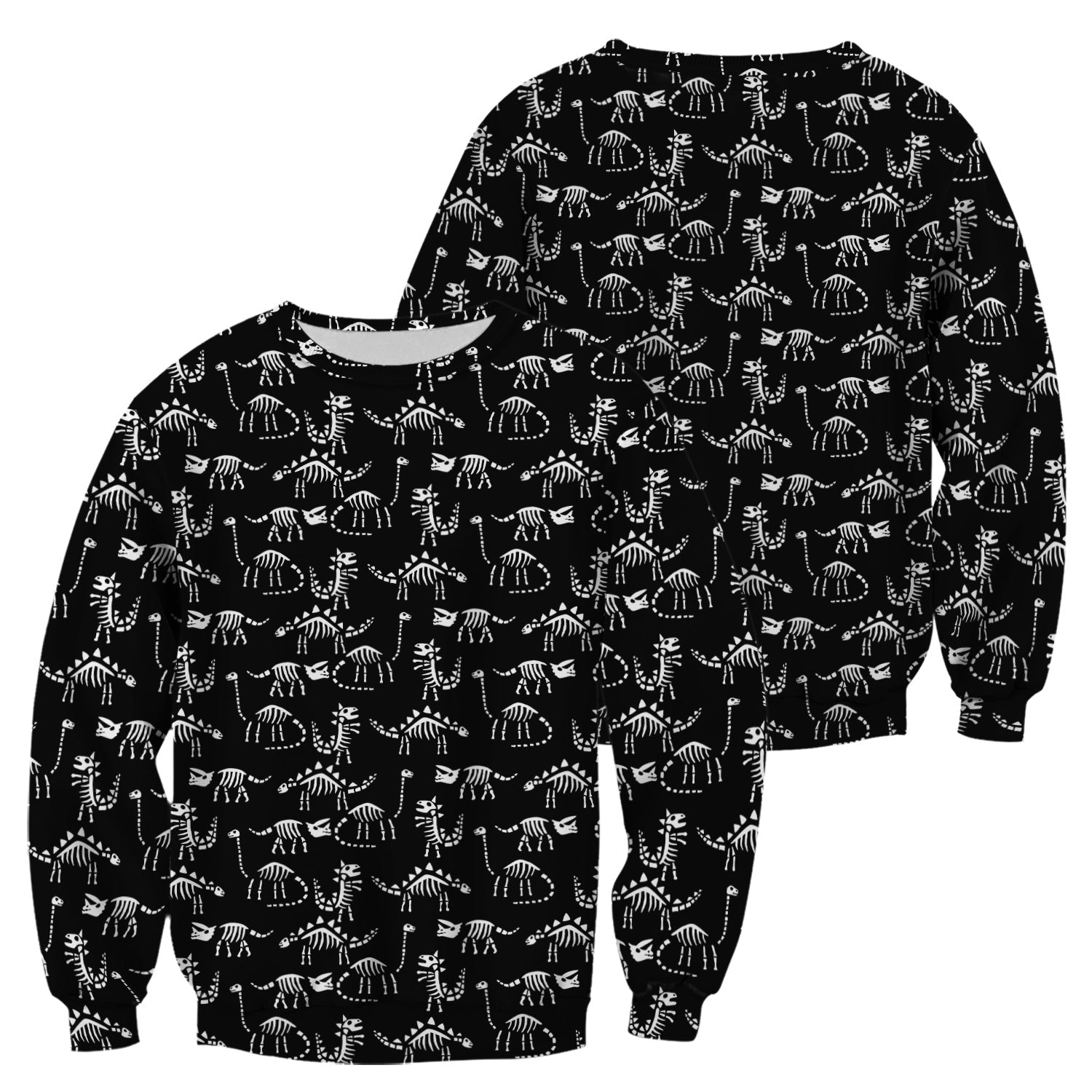 Cute Dinosaur Fossil Shirt for Nurses - T-Rex & Stegosaurus Skeleton Pattern - RN LPN CNA Healthcare Workers Gift