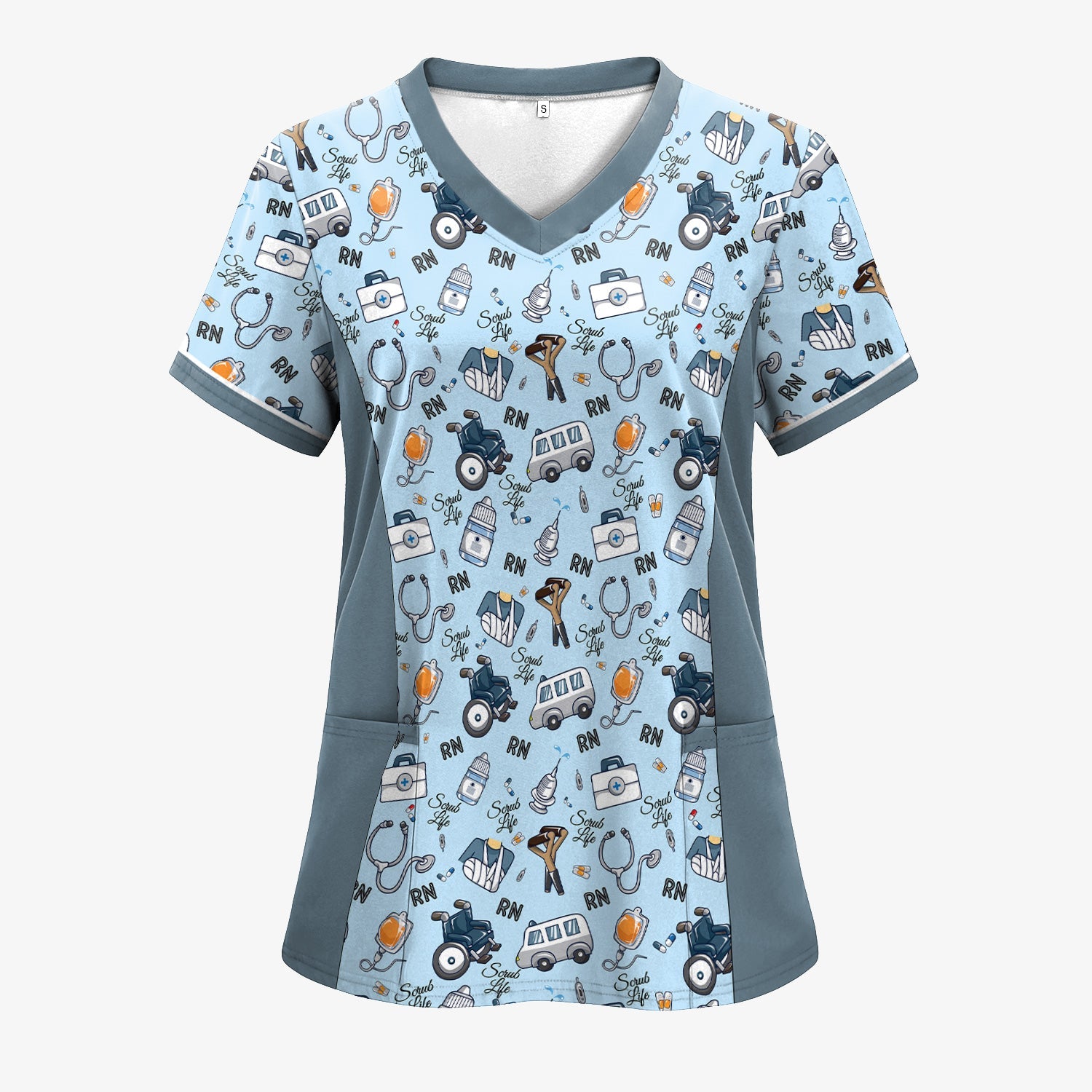 Personalized Nurse Life Shirt for Women - Cute Stethoscope Medical Graphic Tee - Gift for RN, CNA, LPN, Healthcare Worker