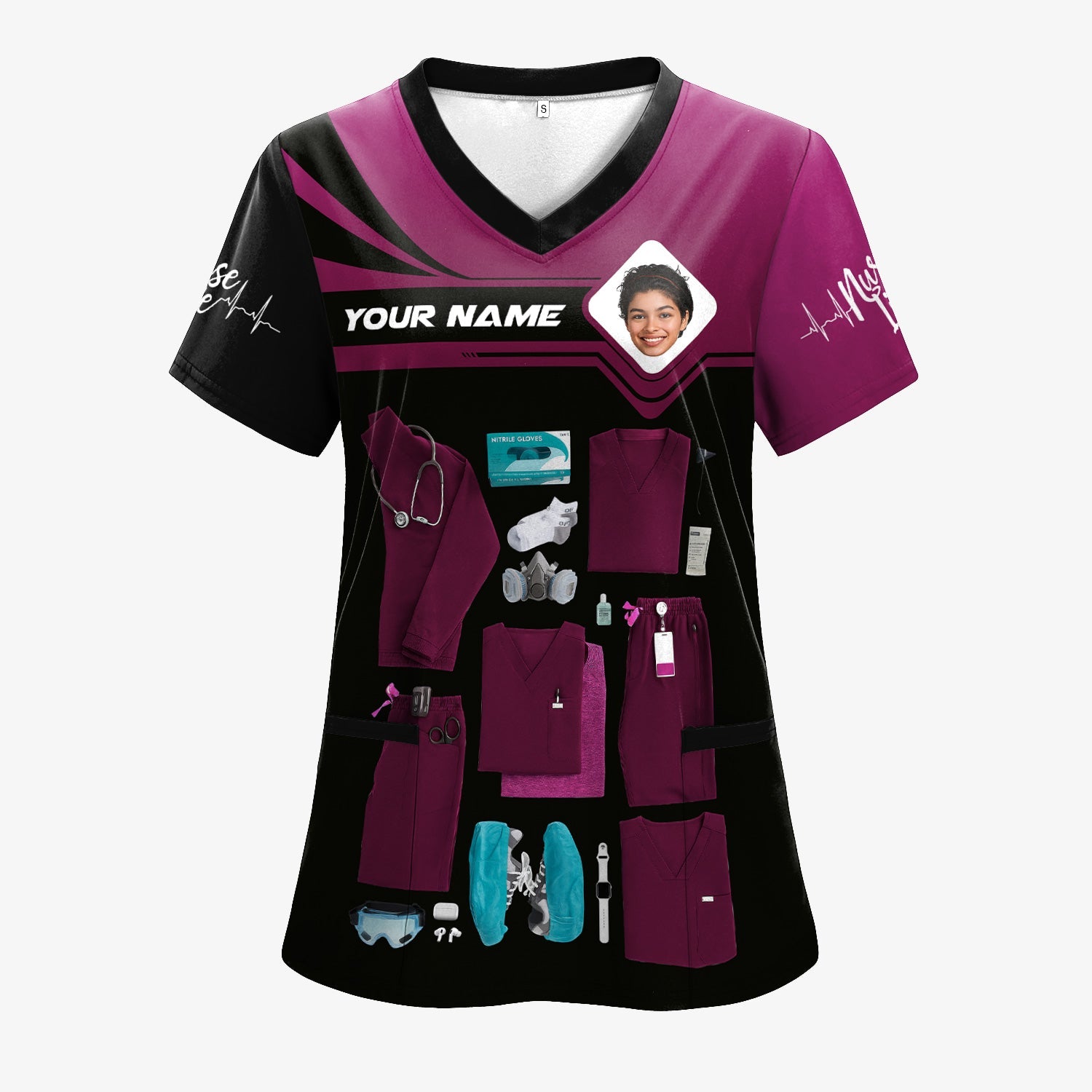 Custom Oncology Nurse Shirt - In My Nurse Era Quote & Gear Graphic Design - Gift for RN LPN CNA in Oncology Field