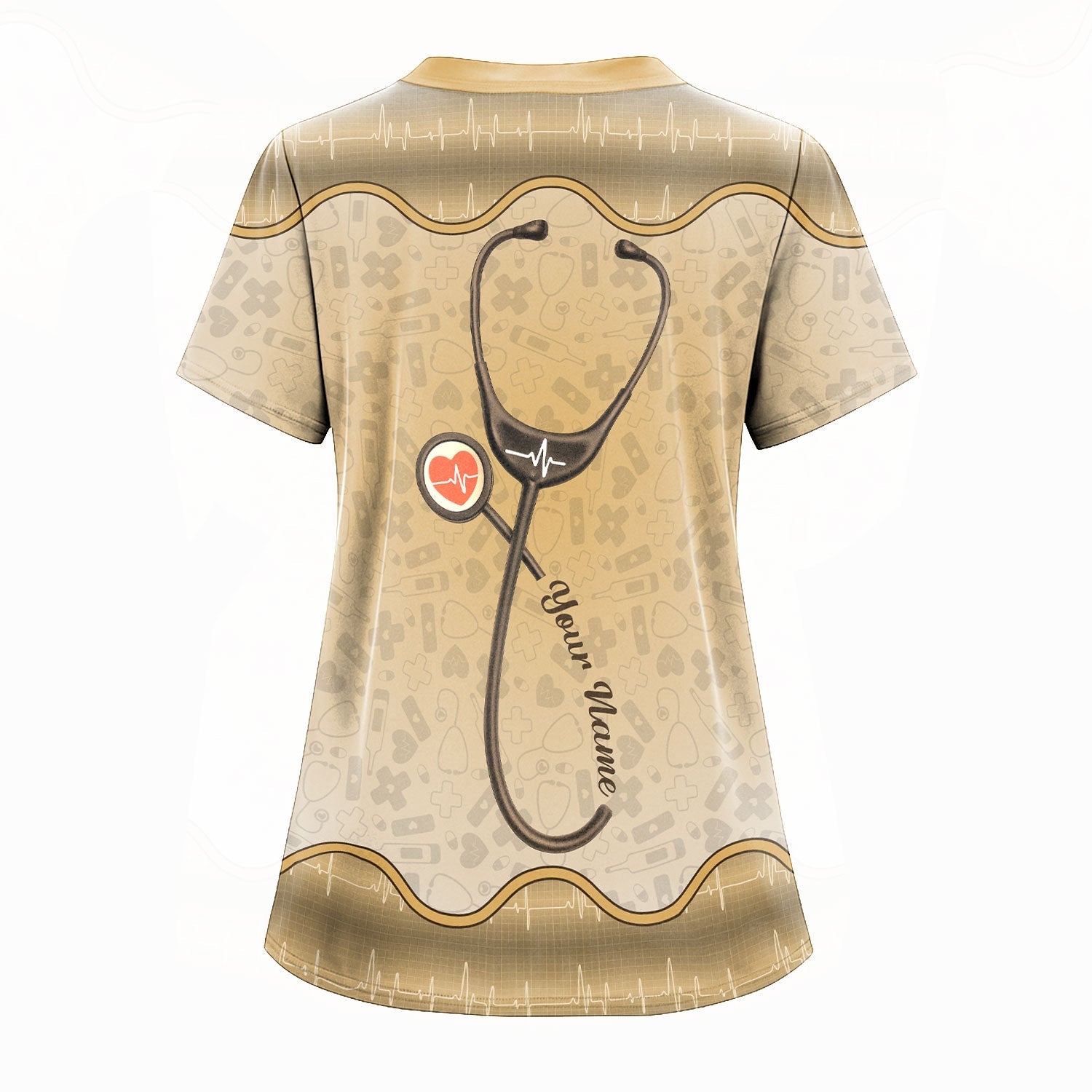 Funny Nurse Shirt with Raccoon - First Of All I'm A Delight - Personalized with Name - Cute Gift for RN CNA LPN Women in Healthcare