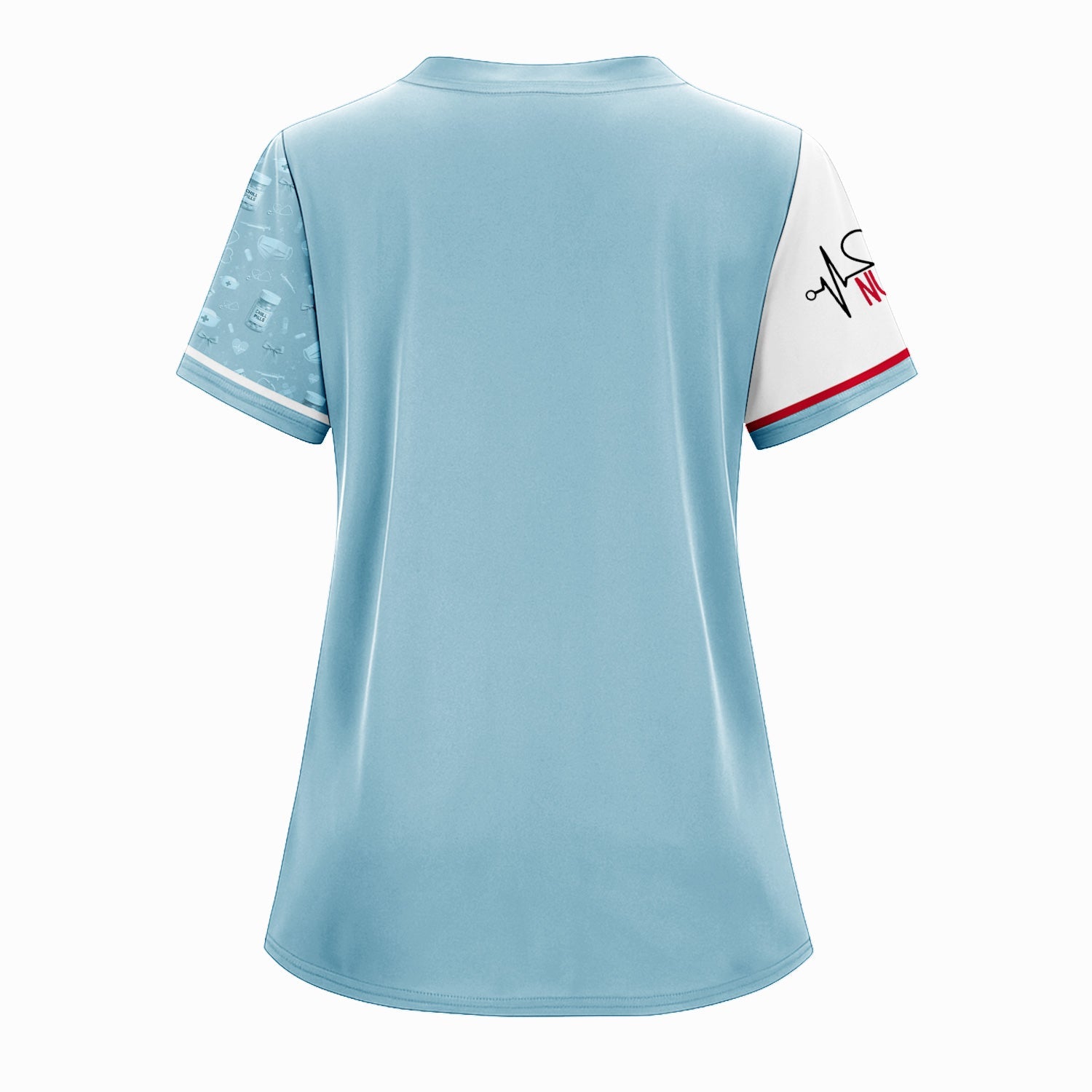 Personalized Goose Nurse T-Shirt for Women - Silly Medical Icons Design - Custom Name Gift for Healthcare Workers & Medical Staff
