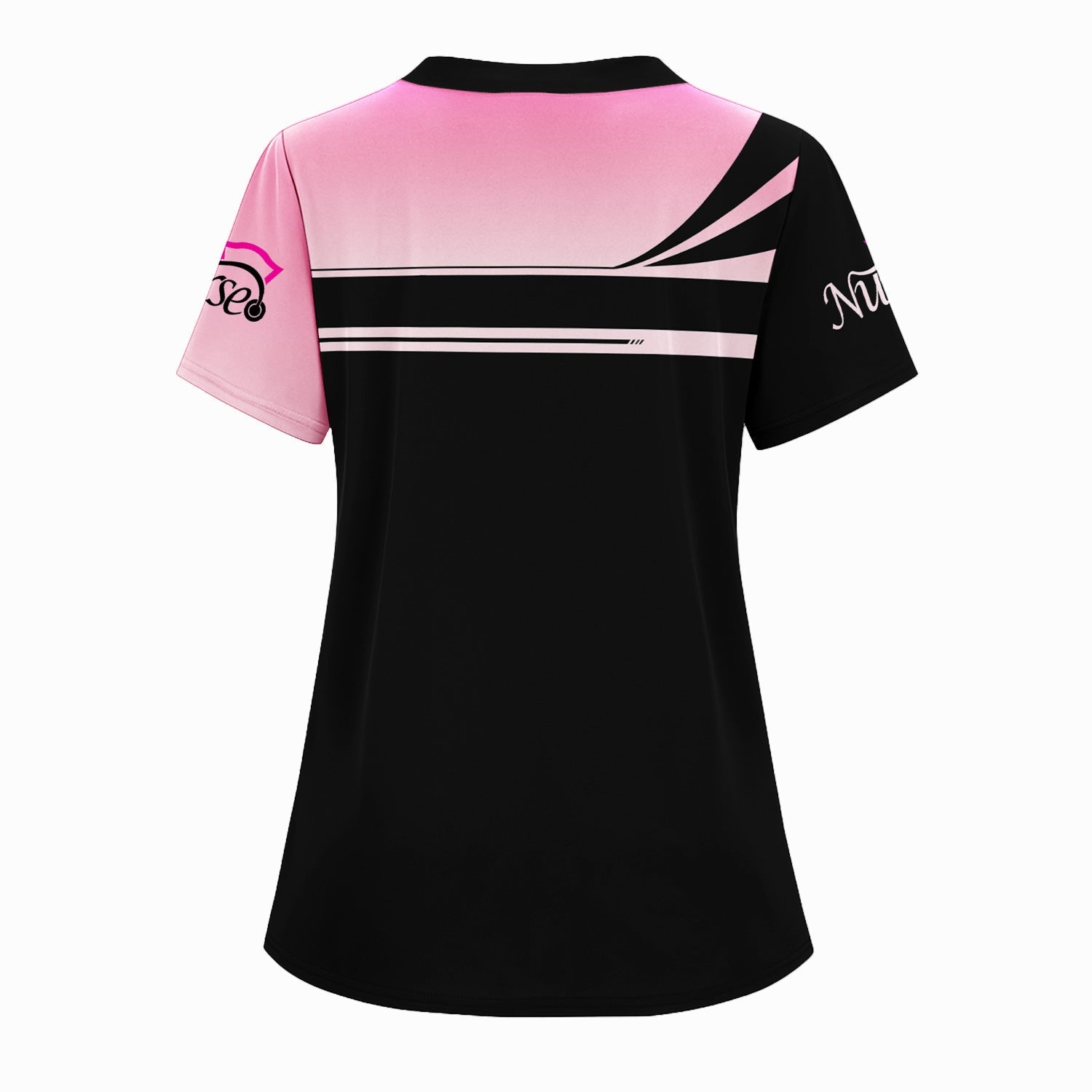 Custom Breast Cancer Awareness Shirt - I Wear Pink For My Wife - Gift for RN LPN CNA Healthcare Workers