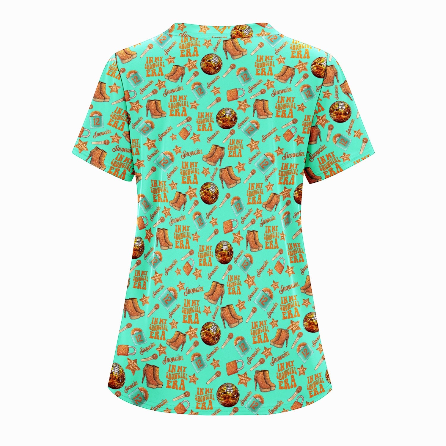 Funny Nurse Life Shirt - Women's Showgirl & TS12 Orange Graphic Tee - Gift for RN LPN CNA & Healthcare Workers