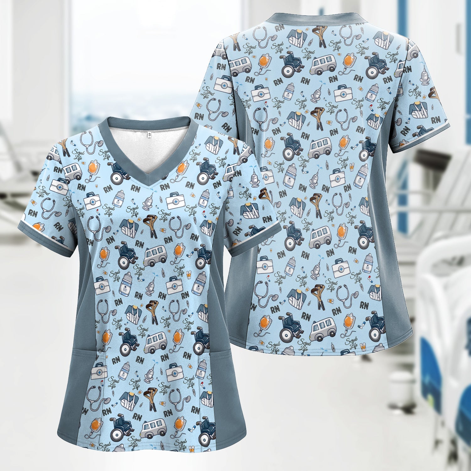 Personalized Nurse Life Shirt for Women - Cute Stethoscope Medical Graphic Tee - Gift for RN, CNA, LPN, Healthcare Worker