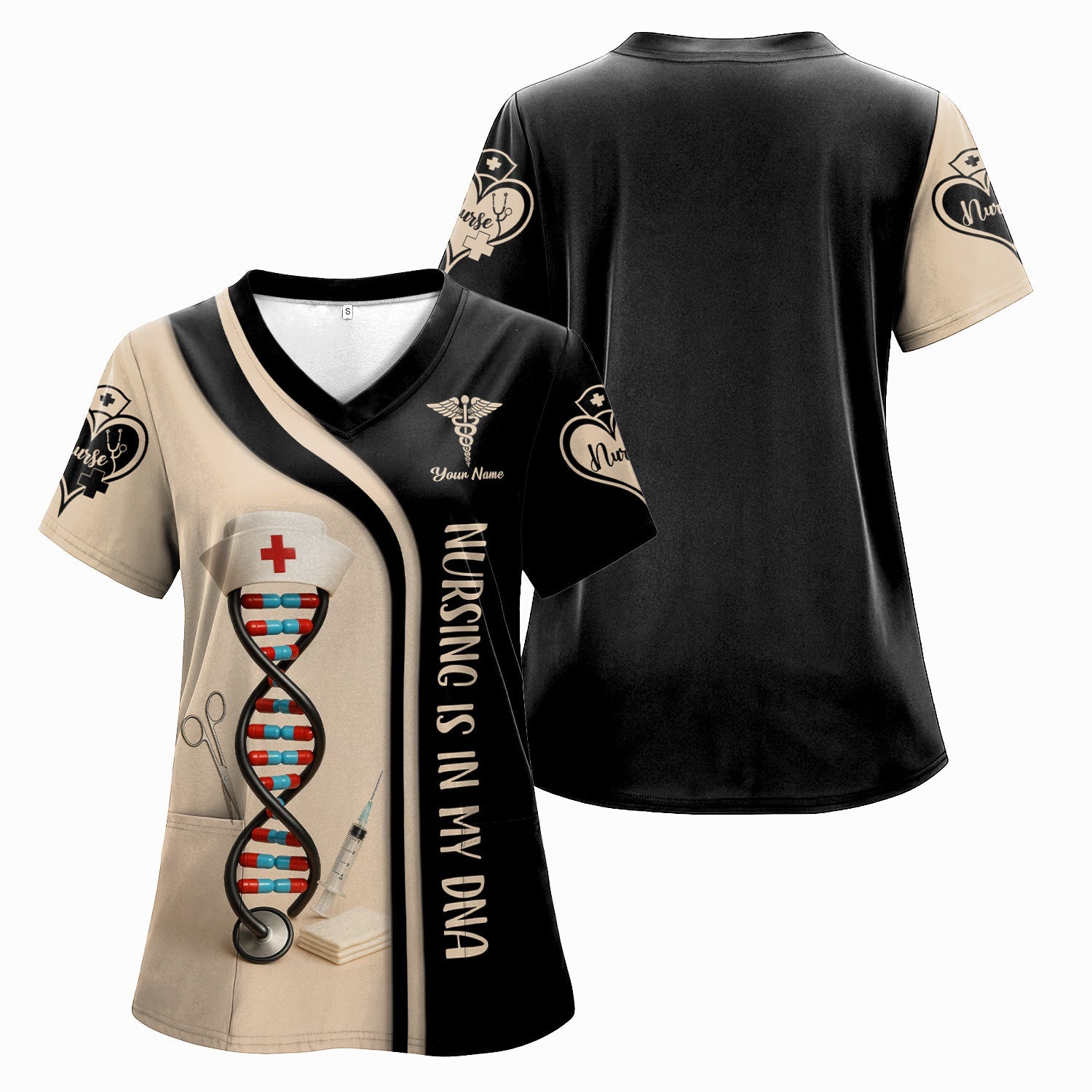 Nursing Is In My DNA - Nursing Graphic Tees for Women - Gifts For Nurses