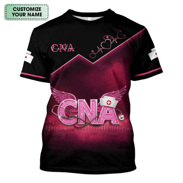 Custom CNA Nurse Shirt - Inspirational Quote I Can't Promise to Fix All Problems - Healthcare Workers & Nursing Staff Gift