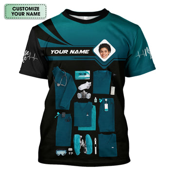 Custom Oncology Nurse Shirt - In My Nurse Era Quote & Gear Graphic Design - Gift for RN LPN CNA in Oncology Field
