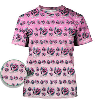 Funny Flamingo Nurse Shirt - Zero Flocks Given Pink Graphic Tee - RN LPN CNA Healthcare Workers Gift