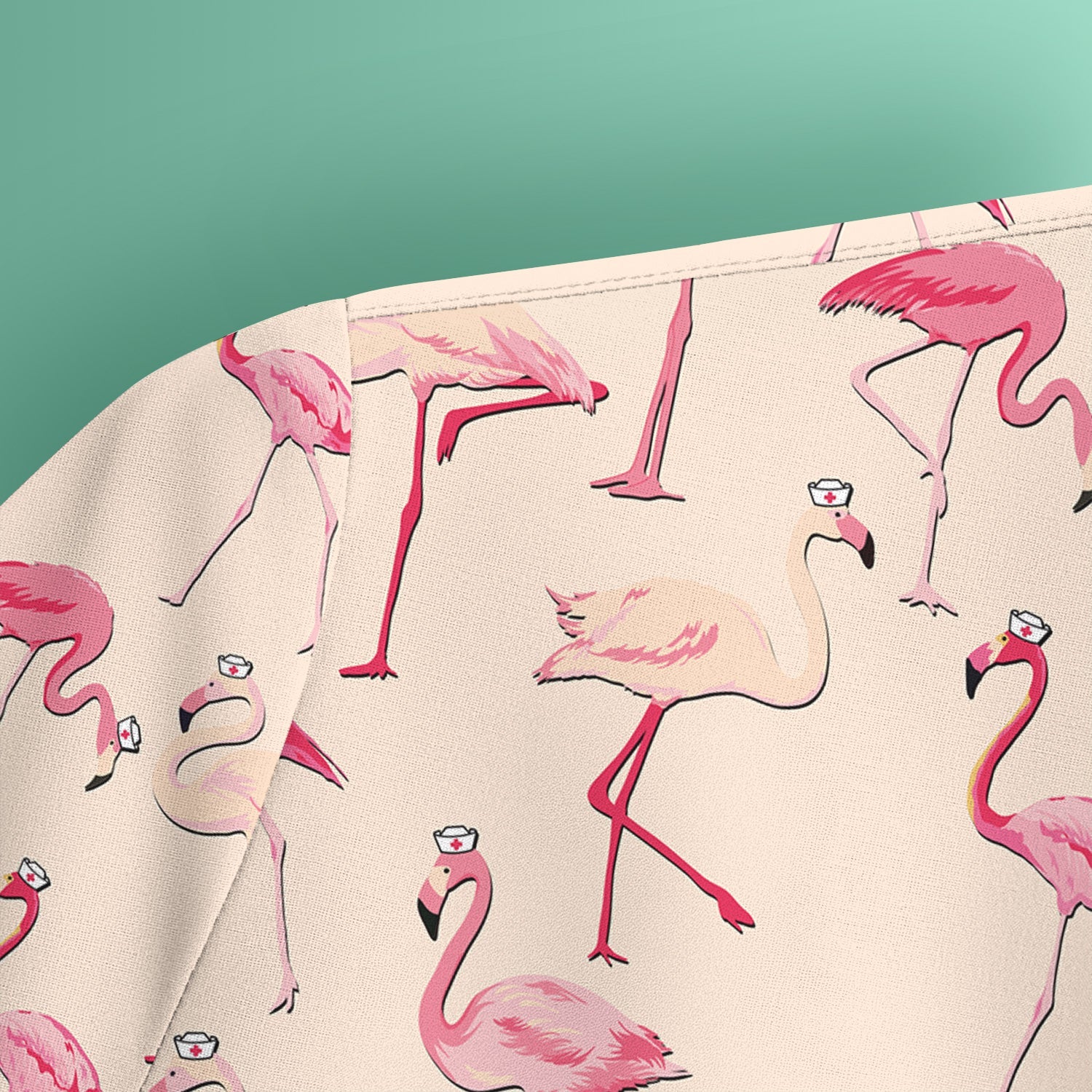Cute Flamingo Nurse Shirt ‰ÛÒ Funny Tropical Bird Graphic Tee - Custom RN LPN CNA Healthcare Workers Gift