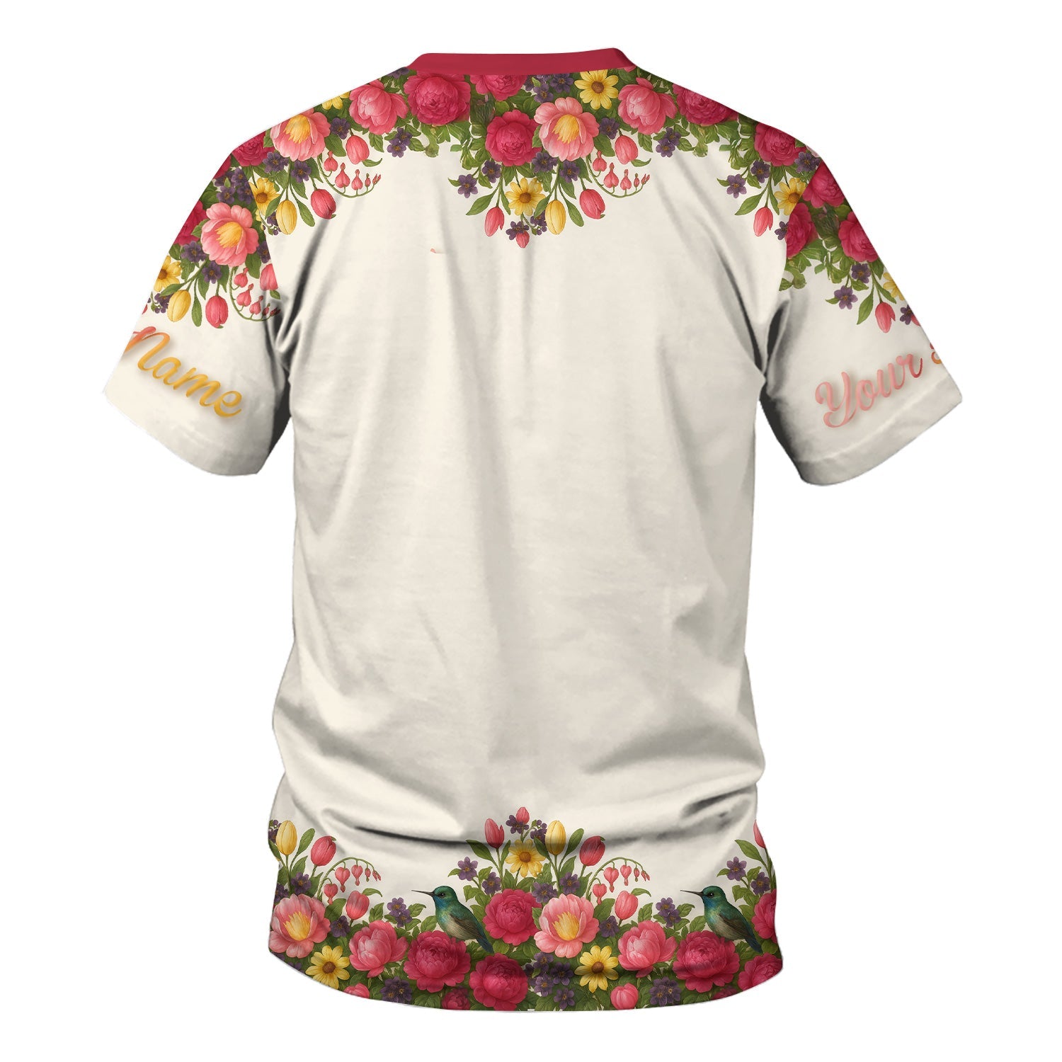 Funny Unicorn Nurse Shirt - Custom Name Floral Magical Design RN LPN CNA - Gift for Nursing Teams & Healthcare Professionals