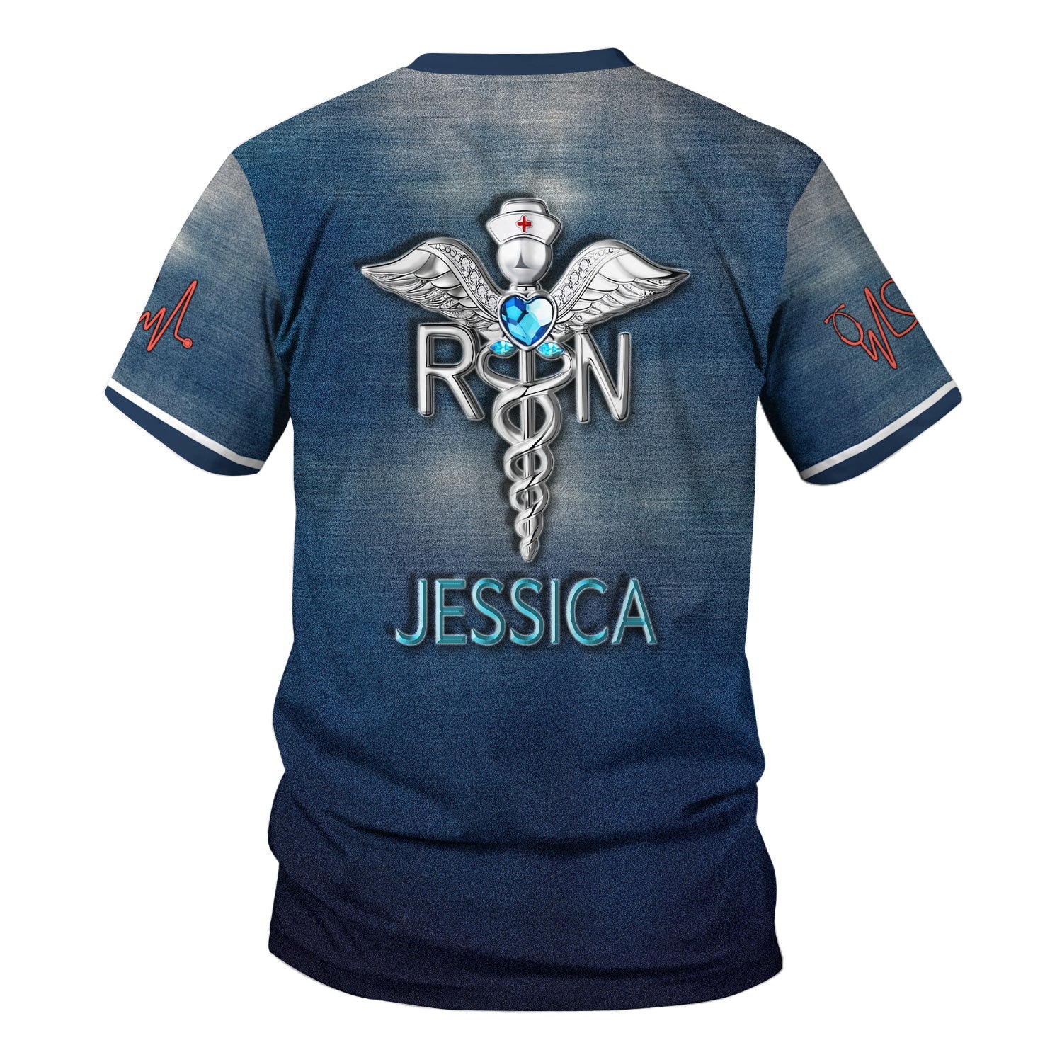 Personalized Inspirational RN Nurse Shirt - I Fought to Become Her Quote - Custom Name Gift for Registered Nurses CNA LPN