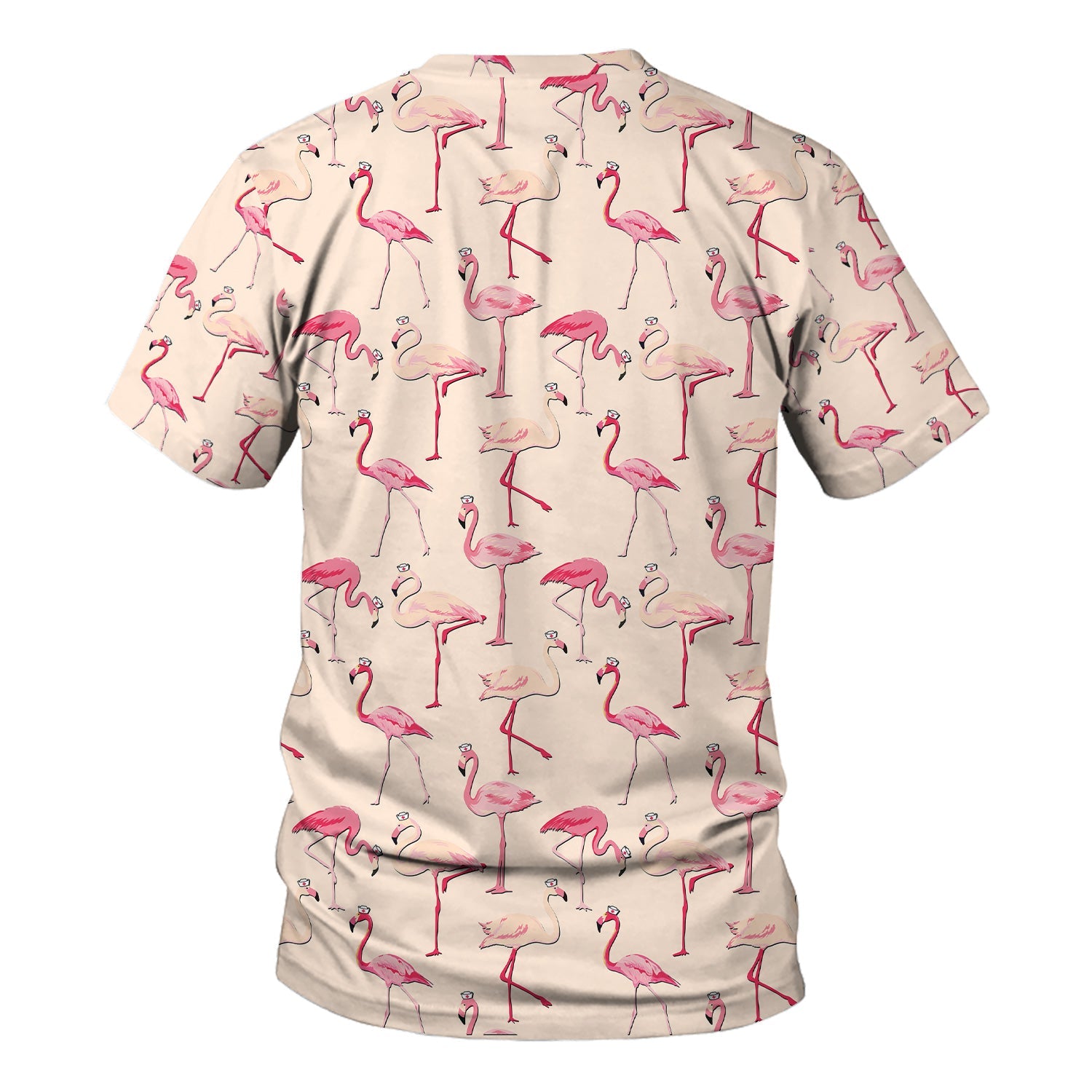 Cute Flamingo Nurse Shirt ‰ÛÒ Funny Tropical Bird Graphic Tee - Custom RN LPN CNA Healthcare Workers Gift
