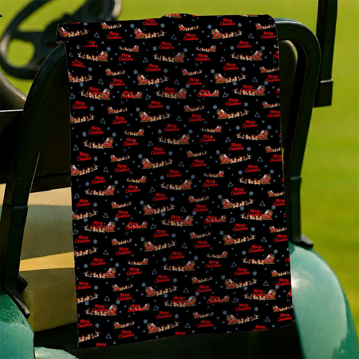Corgi Christmas Pattern Golf Towels, Funny Corgi Golf Towel, Xmas Golf Gift For Golfers