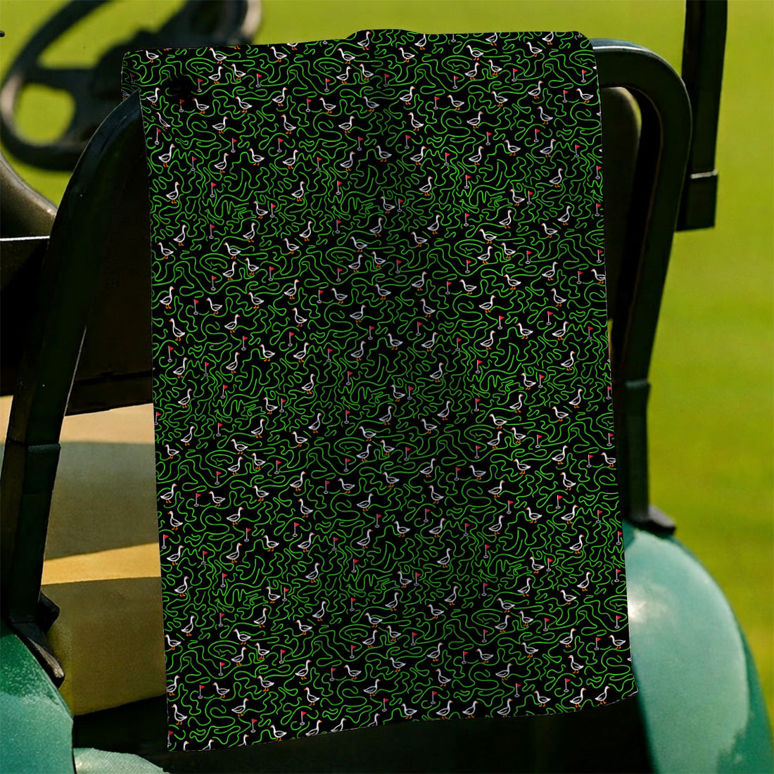 Goose Pattern Golf Towels, Funny Goose & Golf Towel, Golf Gift For Golfer