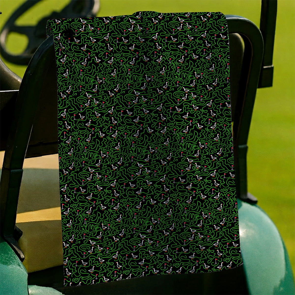 Goose Pattern Golf Towels, Funny Goose & Golf Towel, Golf Gift For Golfer