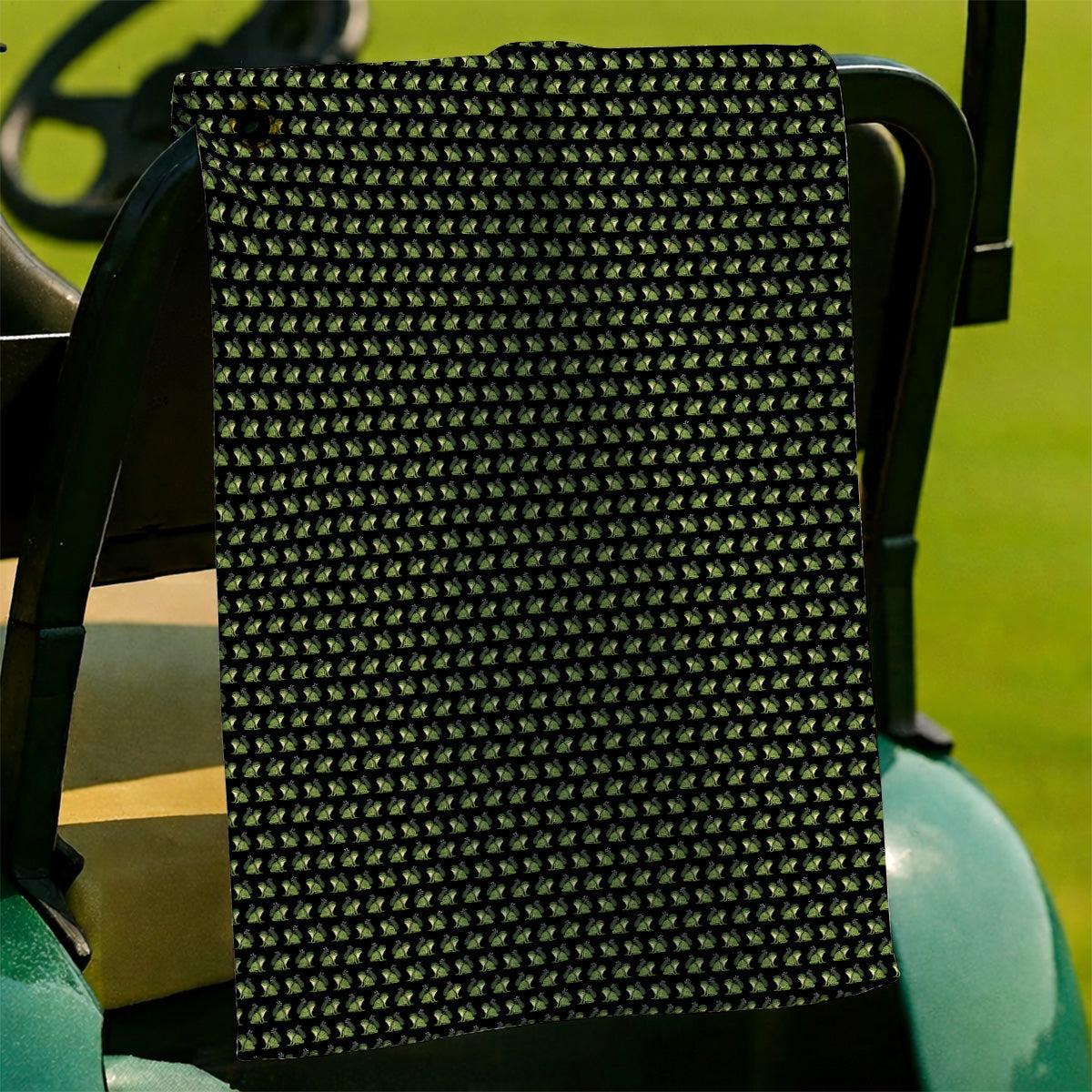 Funny Frog Golf Towels, Cute Frog Pattern Golf Towel, Unique Golf Gift For Golfer