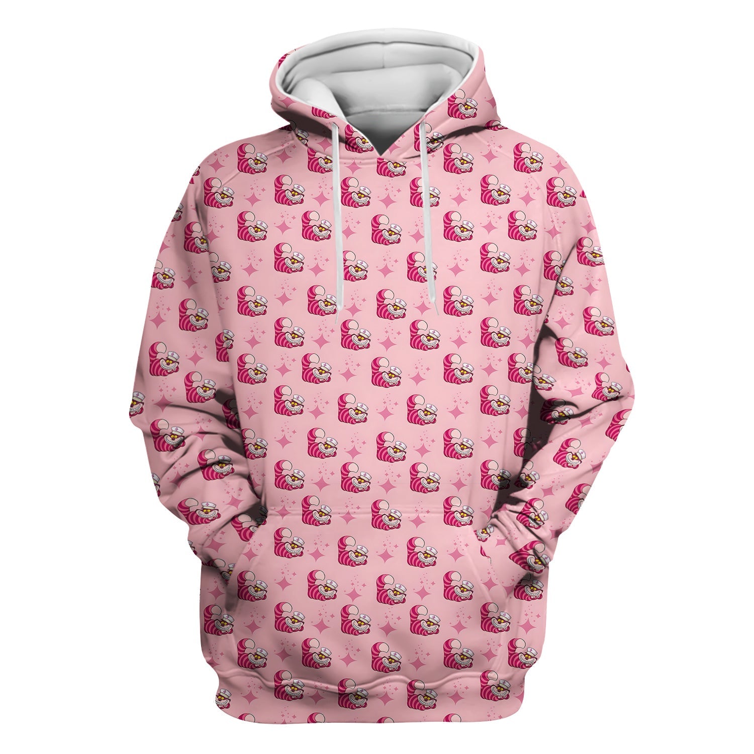 Funny Nurse T Shirt With Pink Mouse Pattern - Cute Cartoon Animal Nursing Graphic Tee - Medical Shirt Gift For Women Men RN LPN CNA Staff