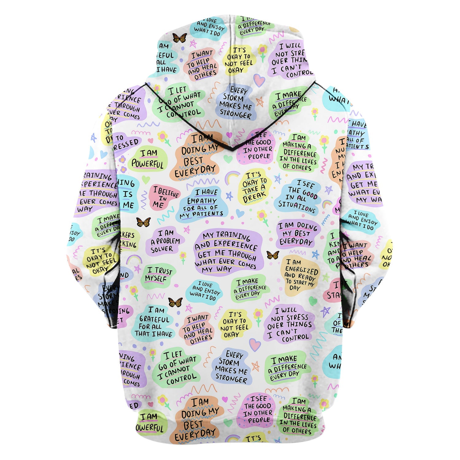 Personalized Nurse Practitioner Shirt - Daily Affirmations Pastel Design - Motivational Gift for RN LPN CNA Women