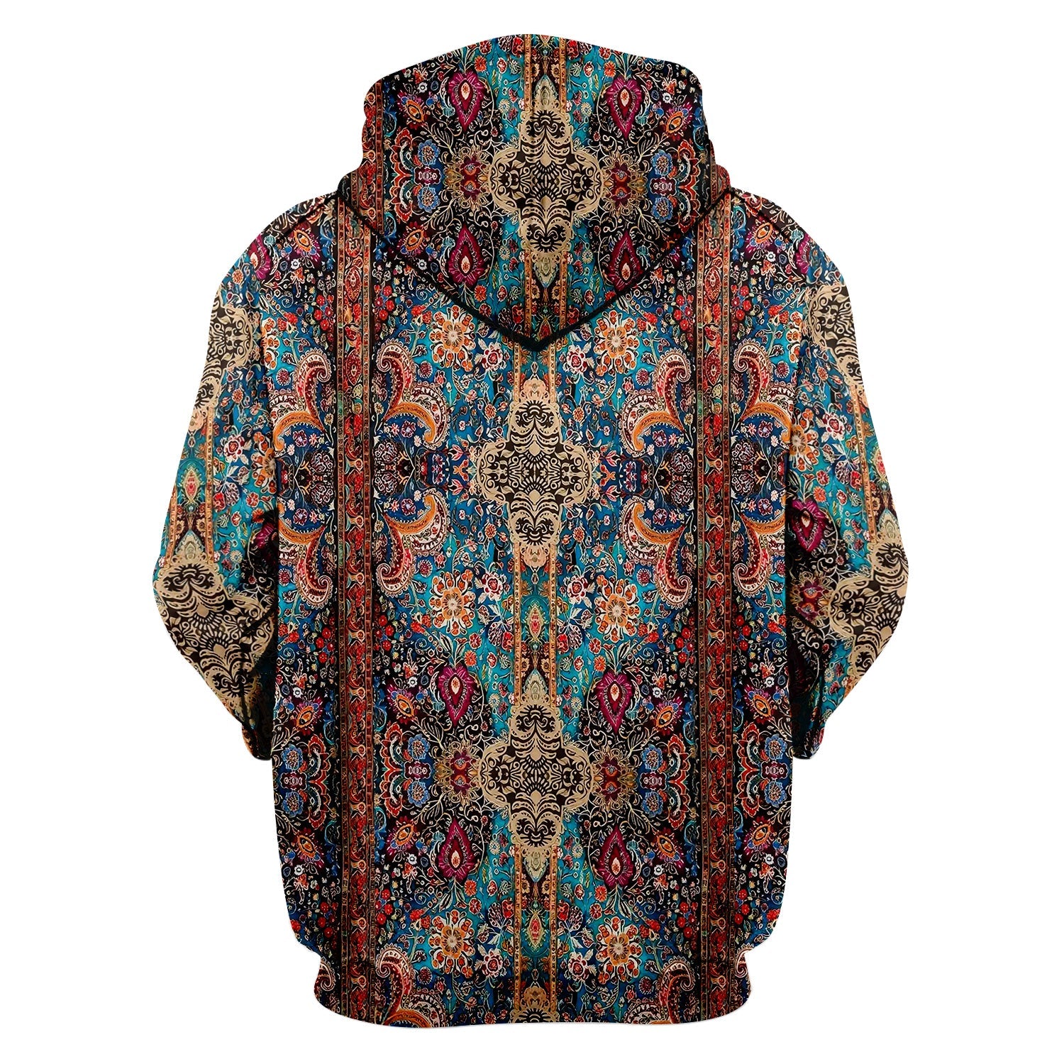 Boho Hippie T-Shirt - All-Over Print Psychedelic Paisley Graphic - Gift for Women RN LPN & Healthcare Workers