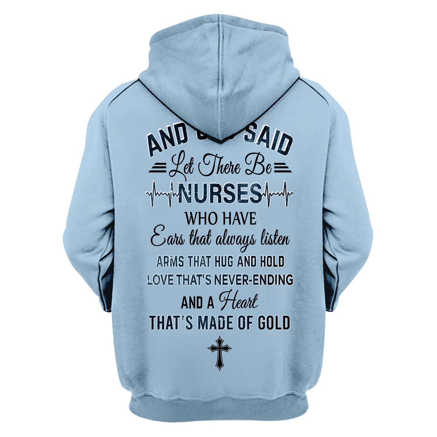 Personalized Nurse Love T-Shirt - Floral Stethoscope Galaxy Design - Custom Gift for RN LPN CNA Healthcare Workers