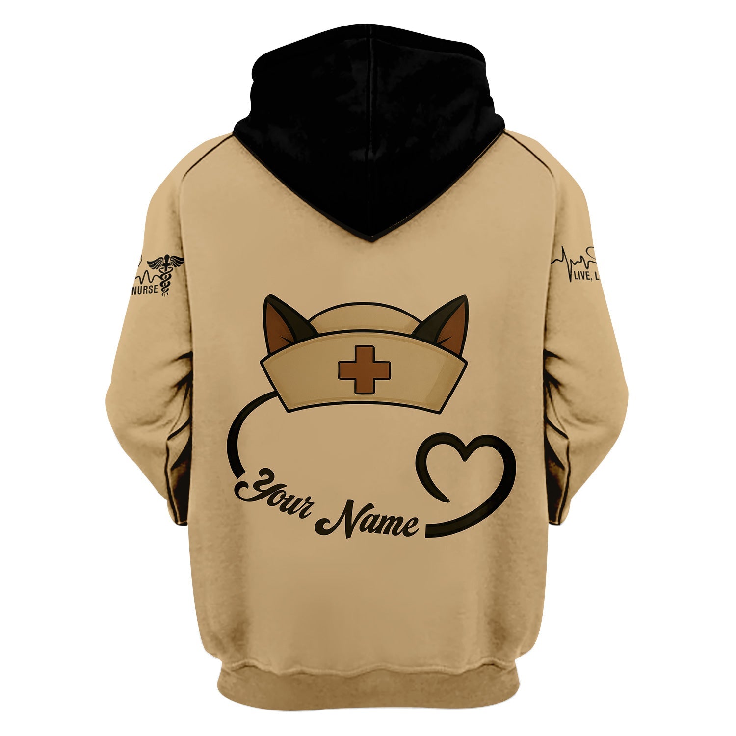 Funny Personalized Nurse Shirt - Crazy Cat & Syringe Graphic with Do You Think A Sane Person Would Do This Job Quote - Custom Gift for RN CNA LPN Women