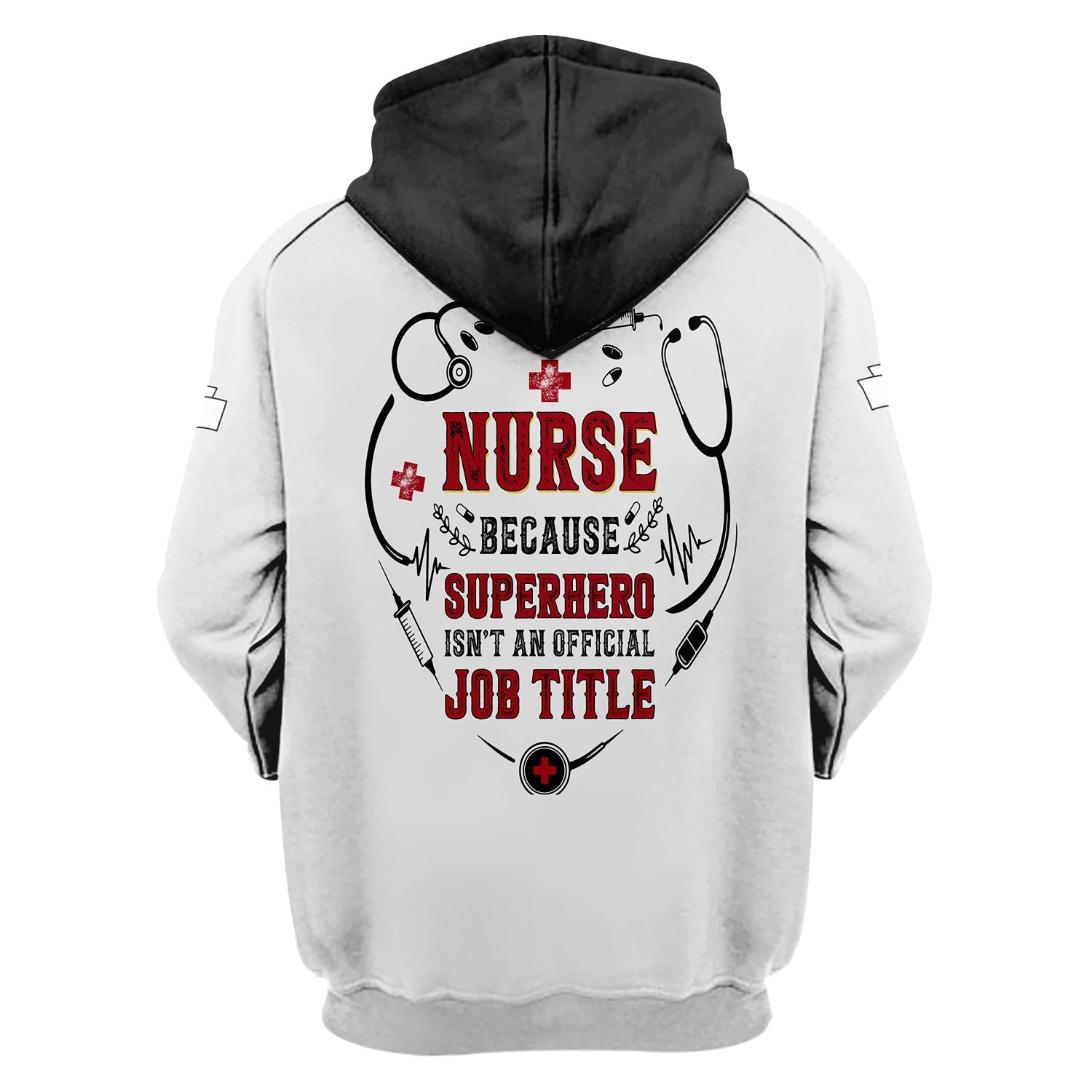 Personalized Nurse Superhero Shirt for Women - Because Being a Nurse Is a Superpower - Funny RN Graphic Tee Gift for Medical Staff