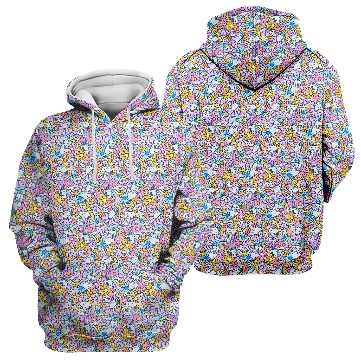 Funny Beagle Dog Nurse Shirt - Floral & Cartoon Dog Graphic Design - Gift for Women RN LPN CNA