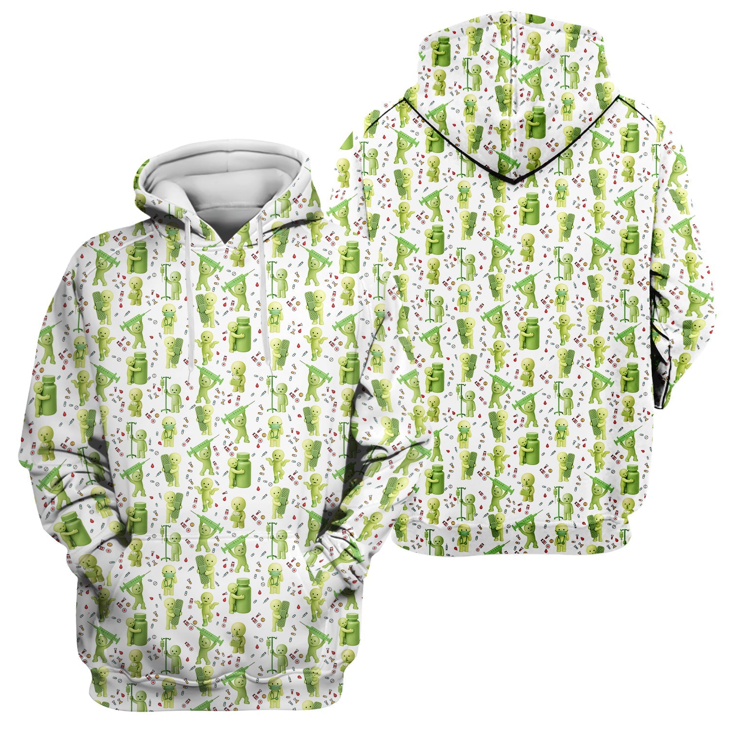 Cute Smiski Medical Shirt - Funny Smiski with Syringe Graphic Tee - Gift for Women RN LPN CNA