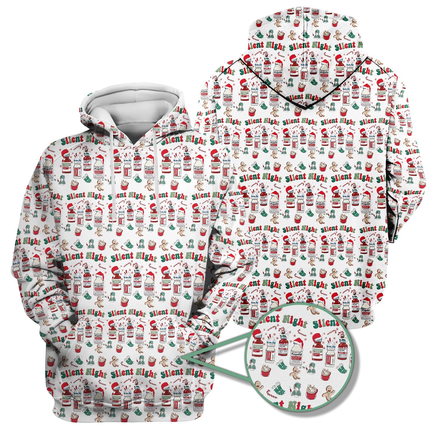 Funny Pharmacist Christmas Shirt - Cute Santa Hat Medication Graphic Tee - Holiday Gift for RN LPN CNA