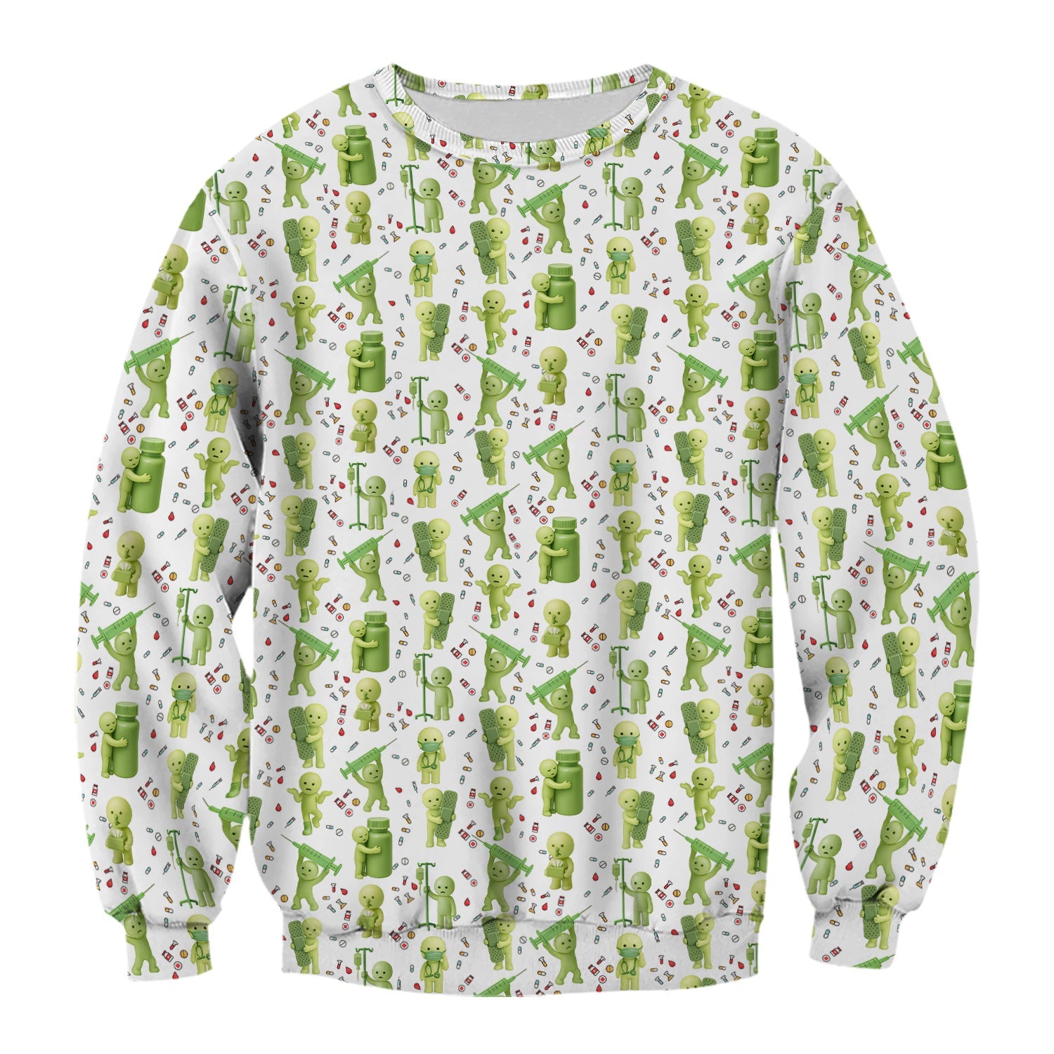 Cute Smiski Medical Shirt - Funny Smiski with Syringe Graphic Tee - Gift for Women RN LPN CNA