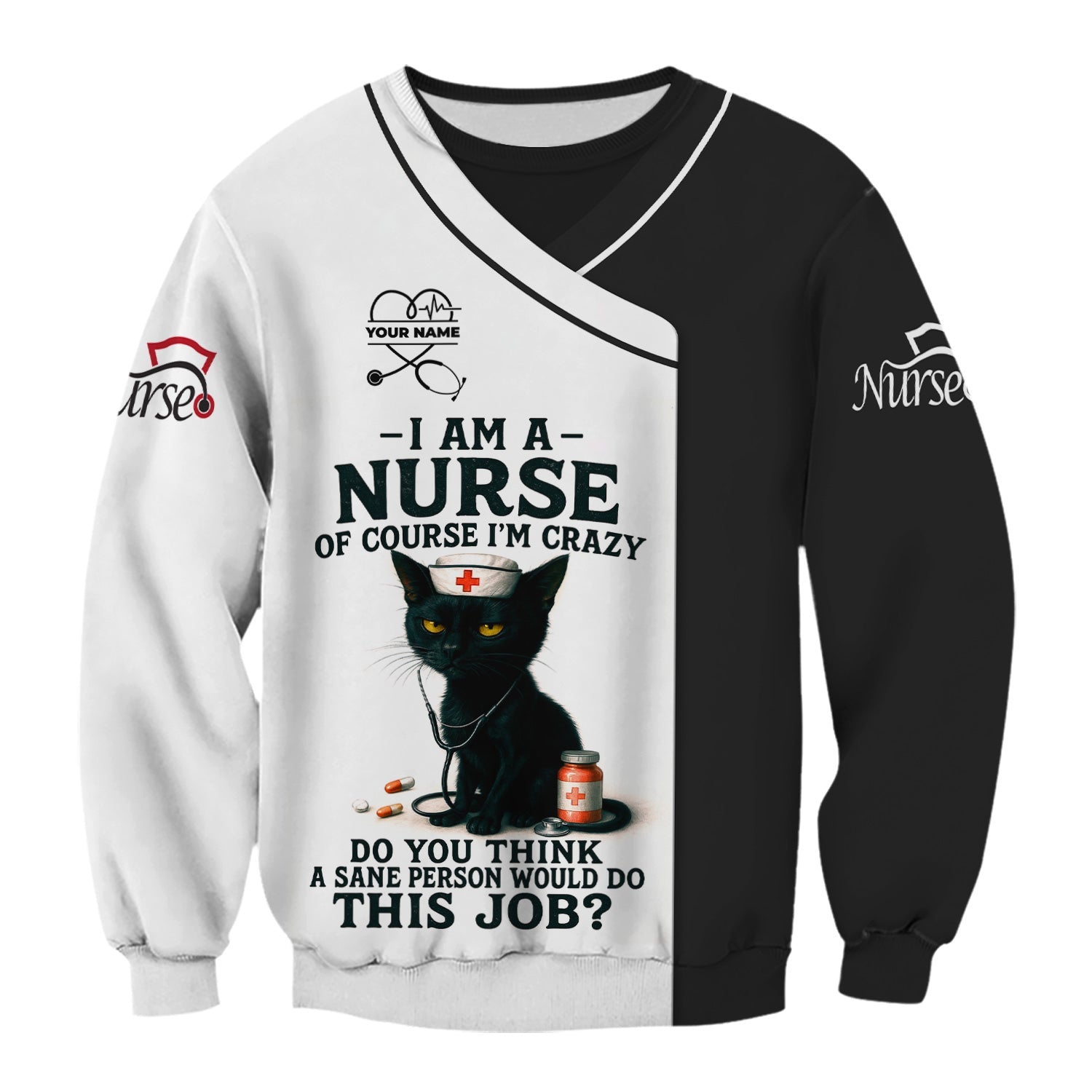Personalized Funny Nurse T-Shirt - Gift Ideas for Nurses - Women's CNA Shirts With Custom Name