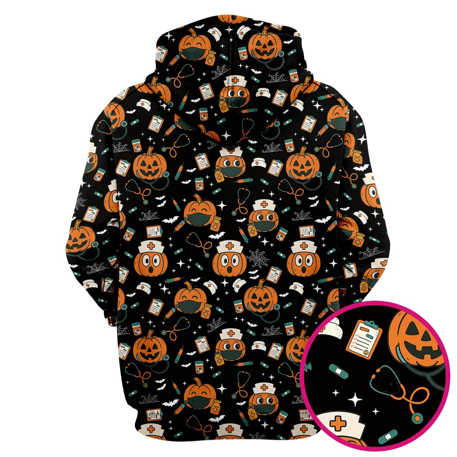 Pumpkin Halloween Nurse Shirt - Funny Holiday Tee For Women Nurses - Gift for CNA RN LPN