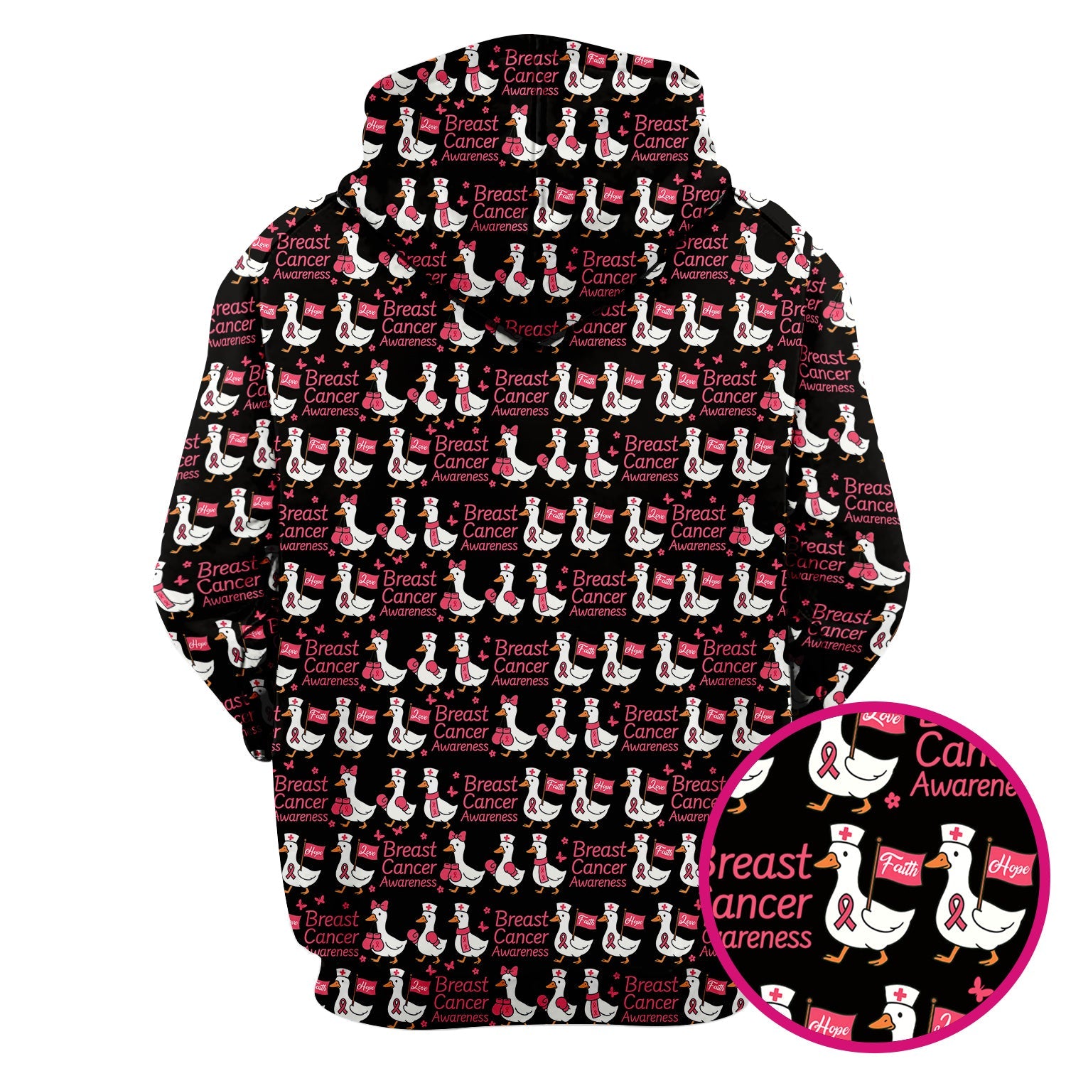 Pink Ribbon Breast Cancer Awareness Shirt - Funny Graphic Tee For Nurse - CNA RN LPN Gift