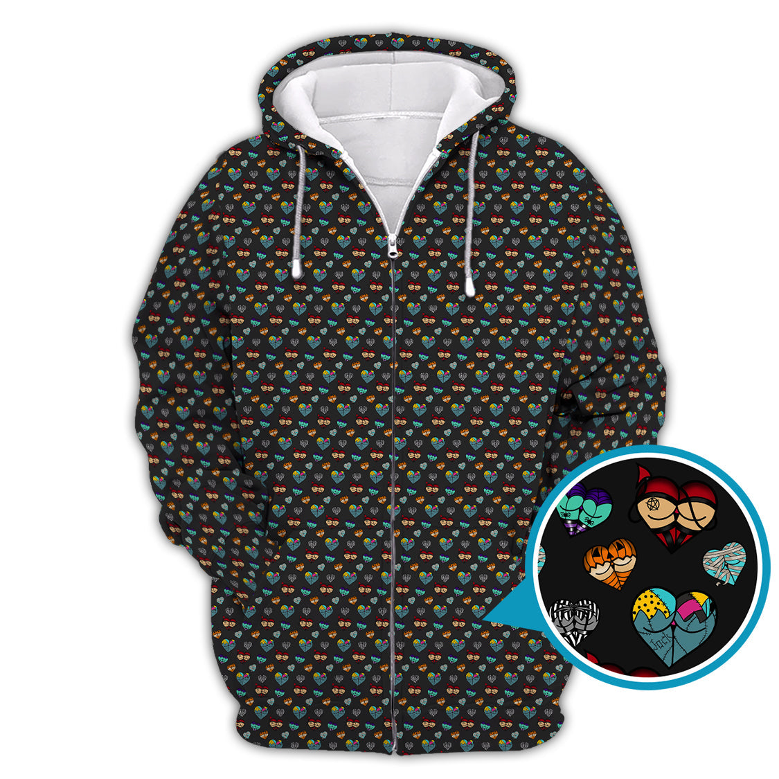 Halloween Pattern Golf Shirt, Funny Boobs Golf Shirt, Crazy Golf Shirt For Golfer