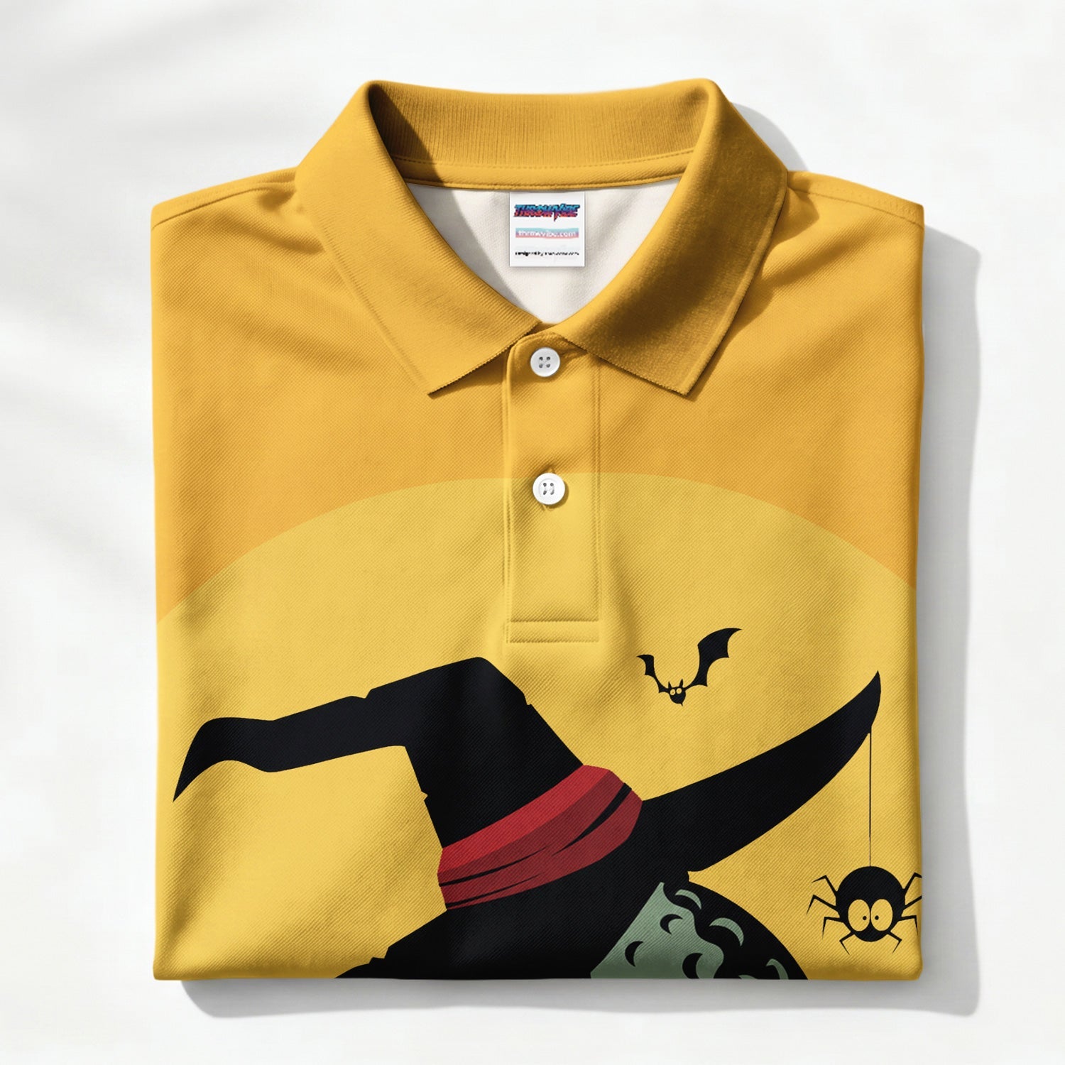 Funny Halloween Golf Polo Shirt for Men – My Broom Broke So Now I Golf Witch Shirt