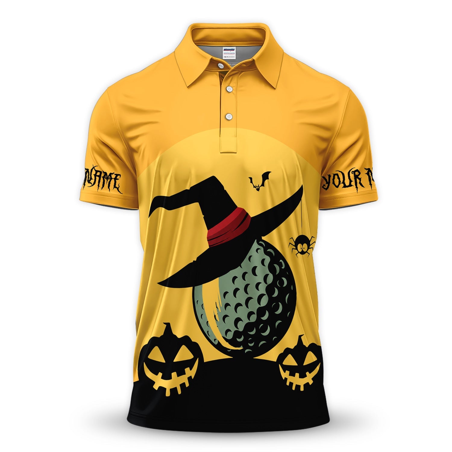 Funny Halloween Golf Polo Shirt for Men – My Broom Broke So Now I Golf Witch Shirt