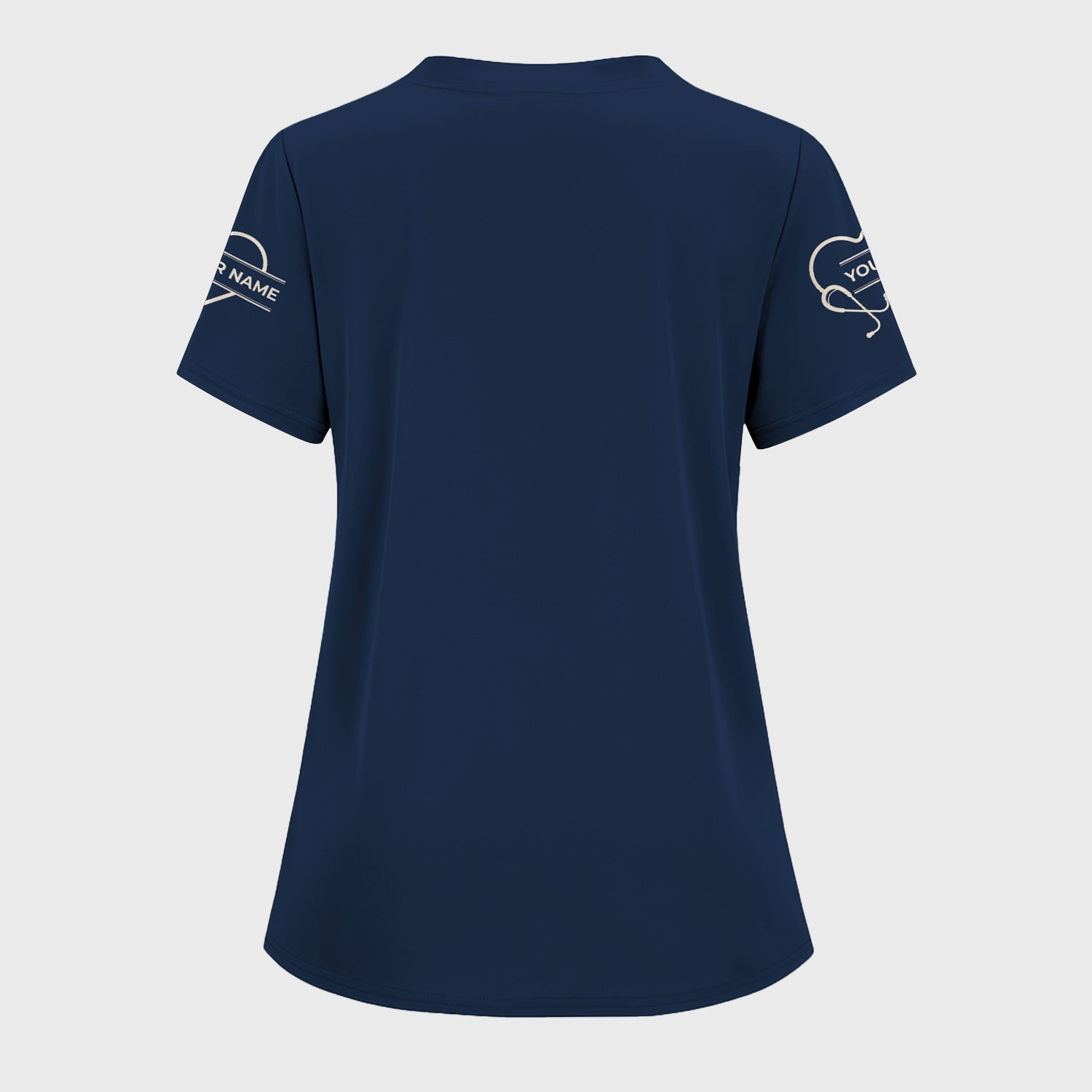 Blessed Are the Healers Nurse T-Shirt - Floral Stethoscope Shirt for Nurses - Inspirational Comfort Workwear Gift Tee