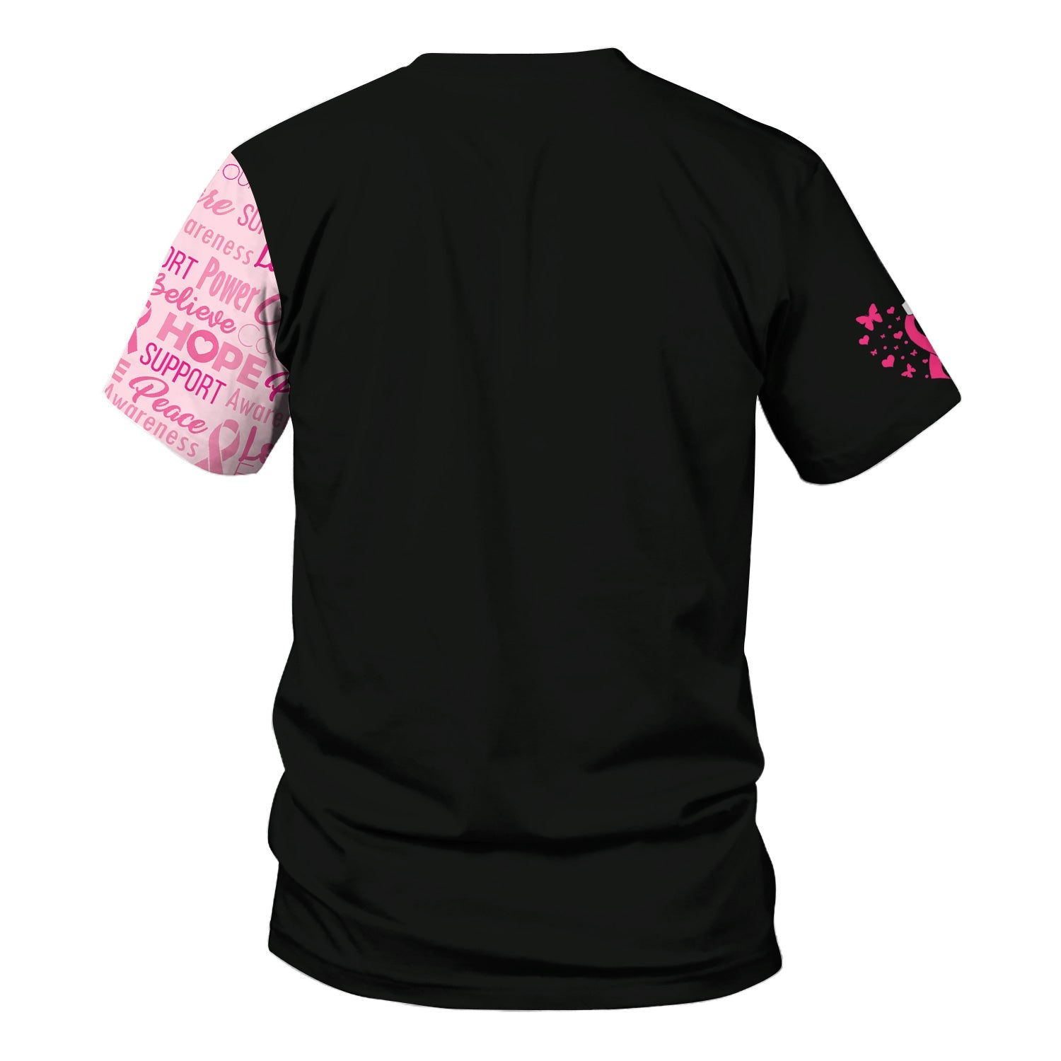 Custom Breast Cancer Awareness Nurse Shirt - Pink Ribbon Christian Faith Graphic Tee - Gift for CNA RN LPN