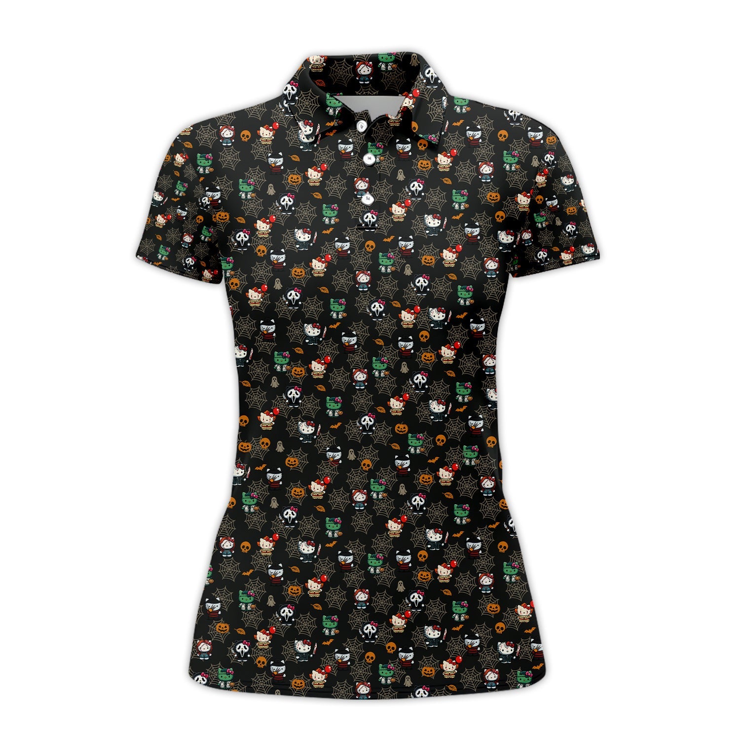 Halloween Golf Shirt, Pattern Golf Shirt For Golfer, Funny Golf Shirt For Men