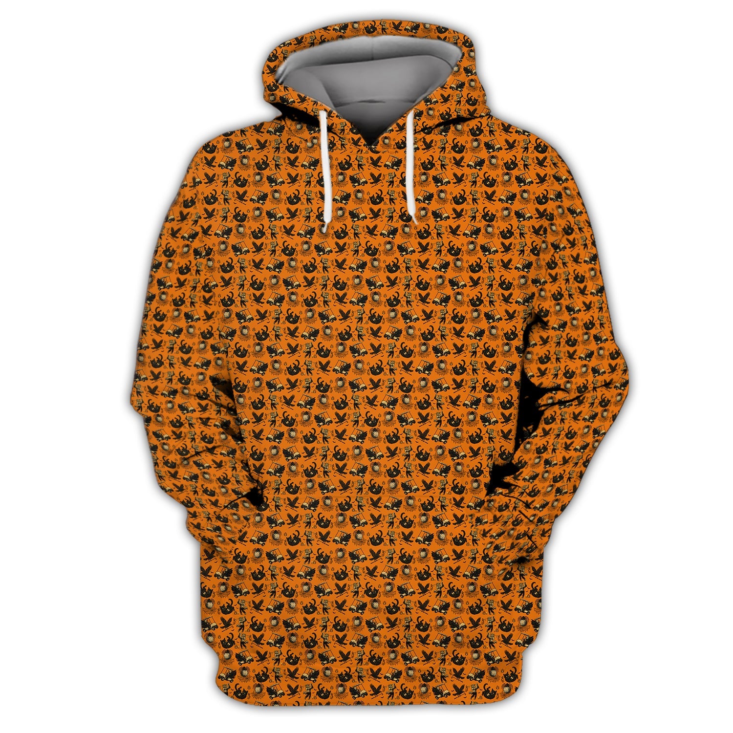Funny Pattern Golf Shirt, Halloween Golf Shirt For Golfer, Golf Gift For Men